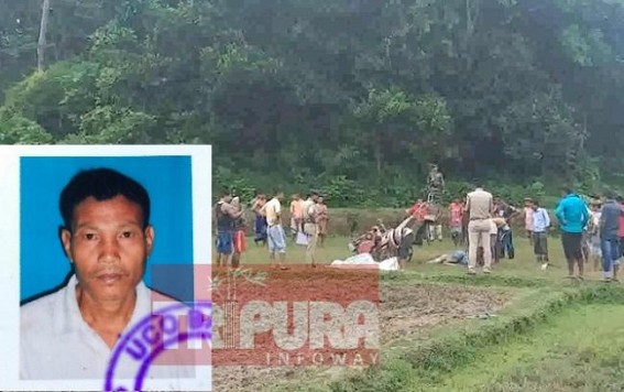 Tractor smashes farmer in Tripura